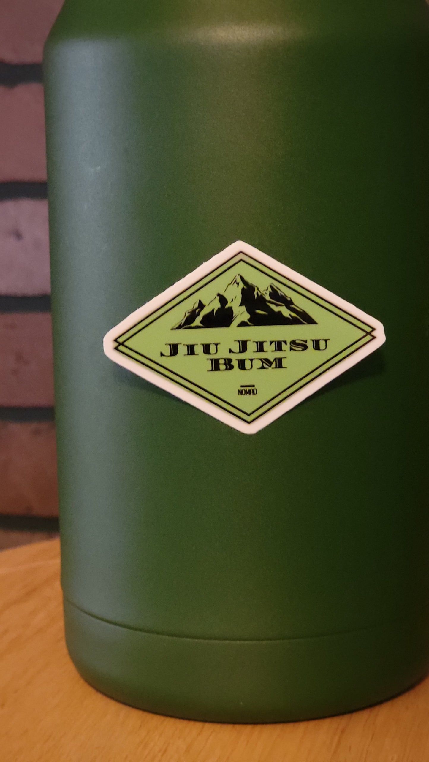 Green mountain- vinyl sticker