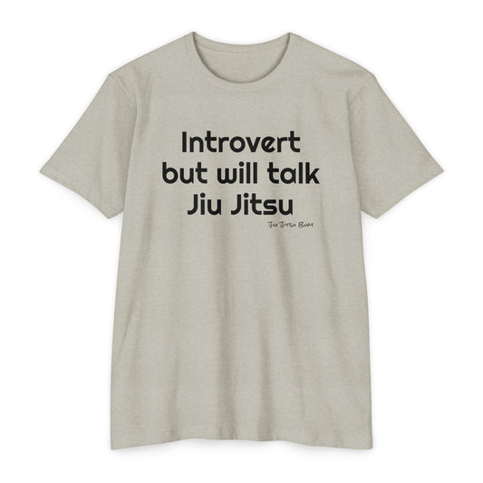 Introvert Jiu Jitsu Unisex CVC Jersey T-shirt