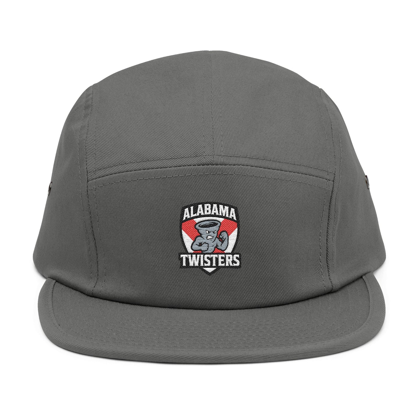Camo 5-Panel Cap — Embroidered "Alabama Twisters" Logo
