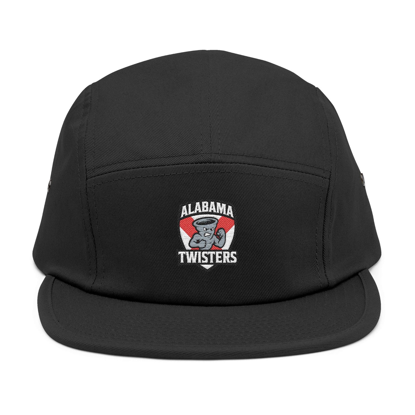Camo 5-Panel Cap — Embroidered "Alabama Twisters" Logo