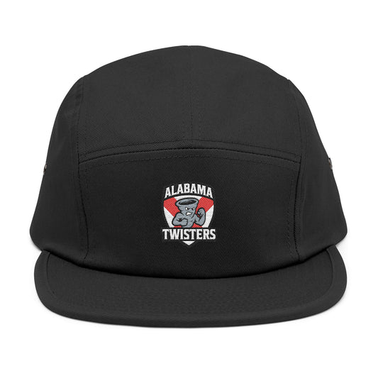 Camo 5-Panel Cap — Embroidered "Alabama Twisters" Logo