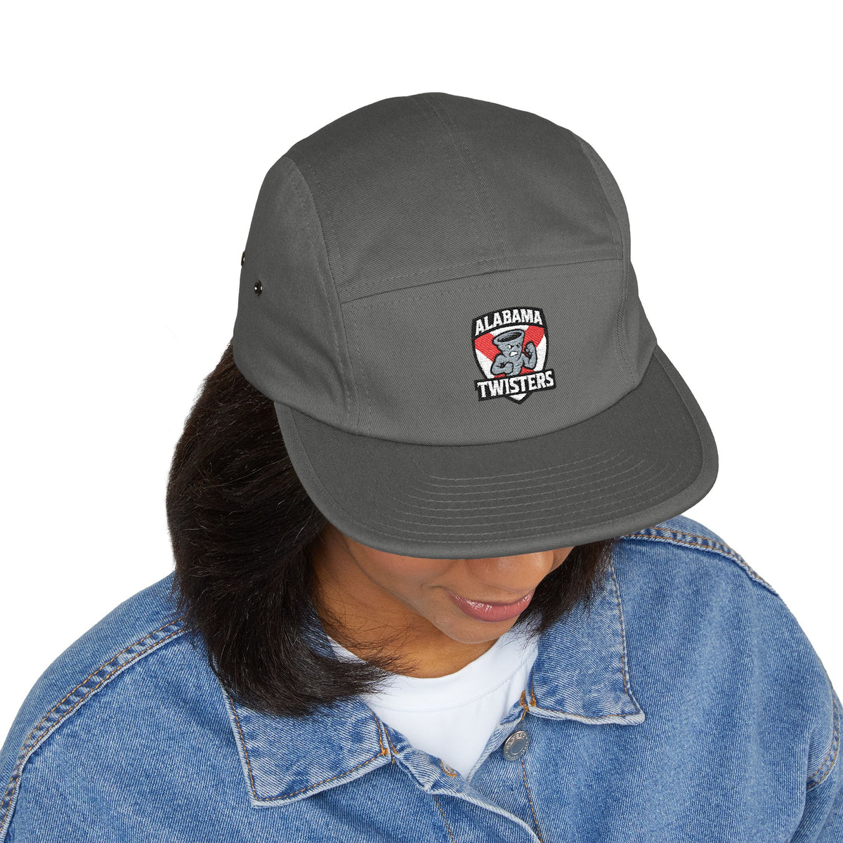 5-Panel Cap — Embroidered "Alabama Twisters" Logo