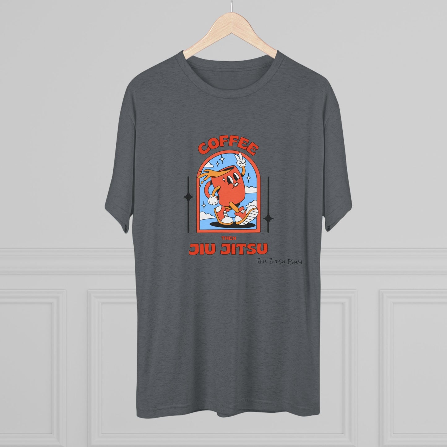 Coffee  then Jiu Jitsu Tee (light)
