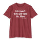 Introvert Jiu Jitsu Unisex CVC Jersey T-shirt