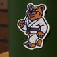 Ranked jiu jitsu bear- sticker