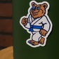 Ranked jiu jitsu bear- sticker