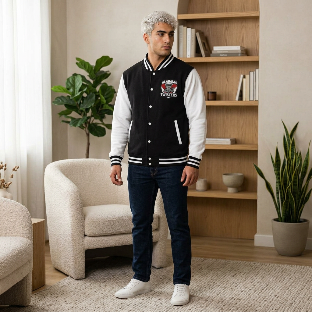 Letterman Jacket — Alabama Twisters Varsity Bomber Jacket
