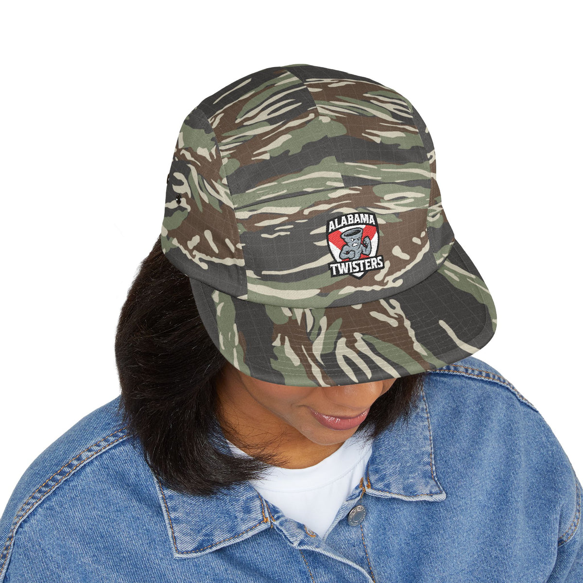 5-Panel Cap — Embroidered "Alabama Twisters" Logo