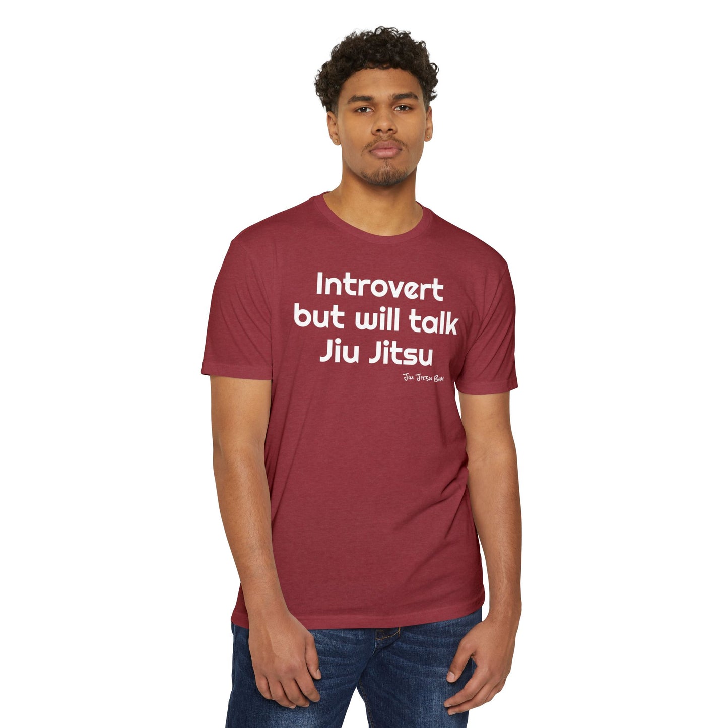Introvert Jiu Jitsu Unisex CVC Jersey T-shirt