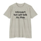 Introvert Jiu Jitsu Unisex CVC Jersey T-shirt