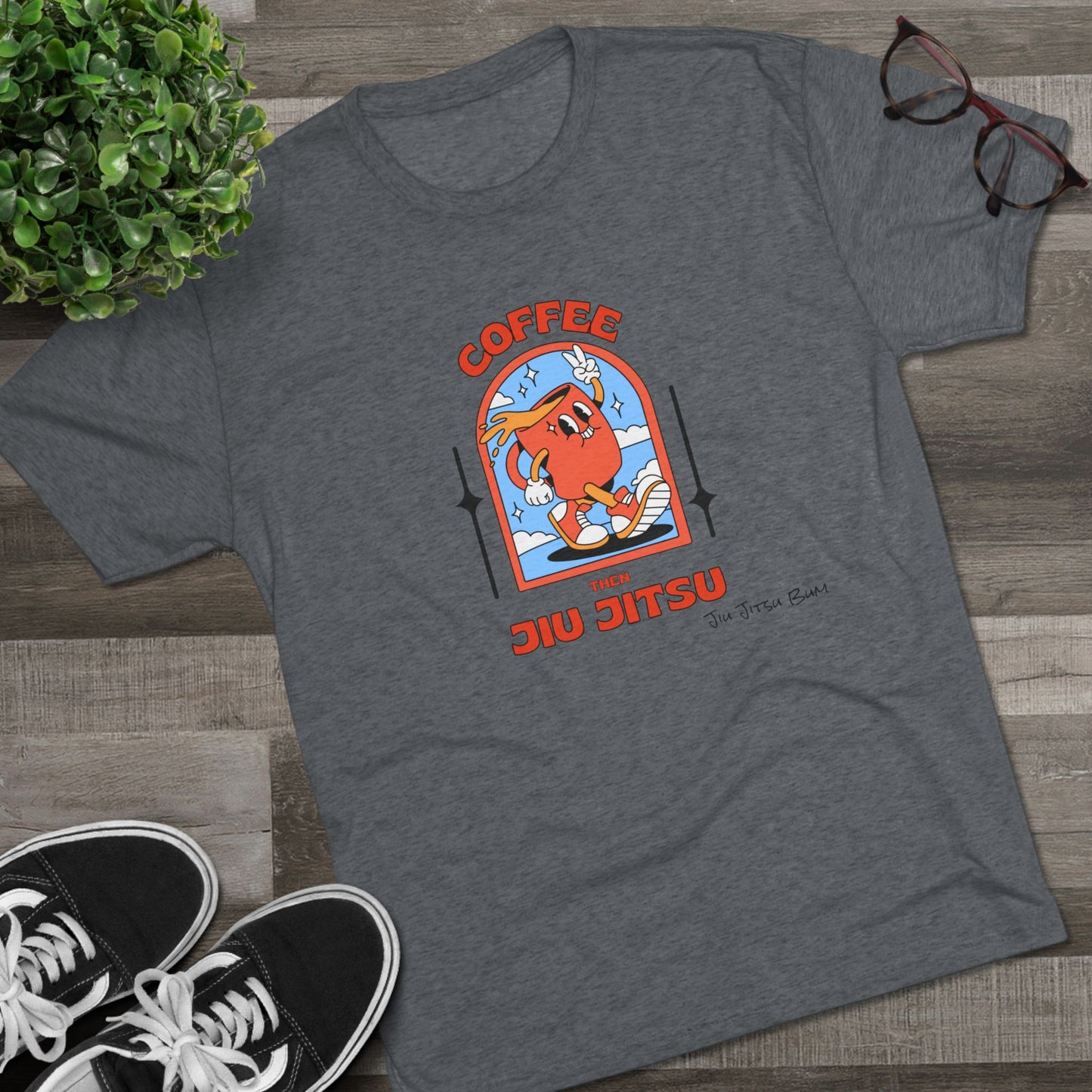 Coffee  then Jiu Jitsu Tee (light)