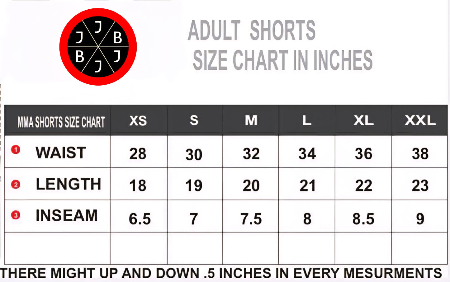 Size Charts